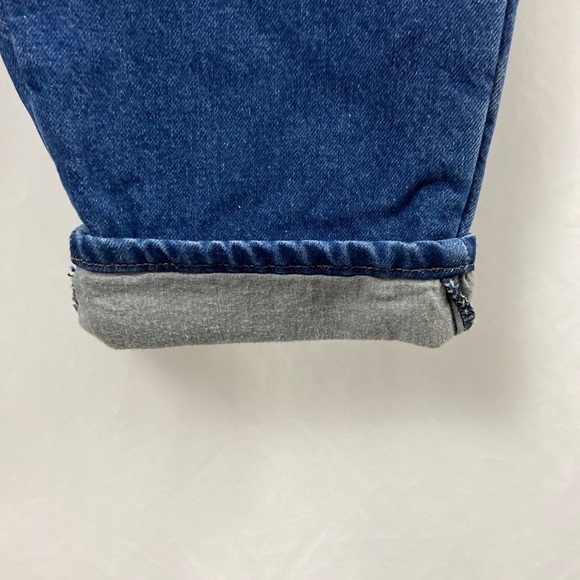Vtg NWT LL Bean Women 12 R  Gray Fleece Blue Jeans - Picture 5 of 12